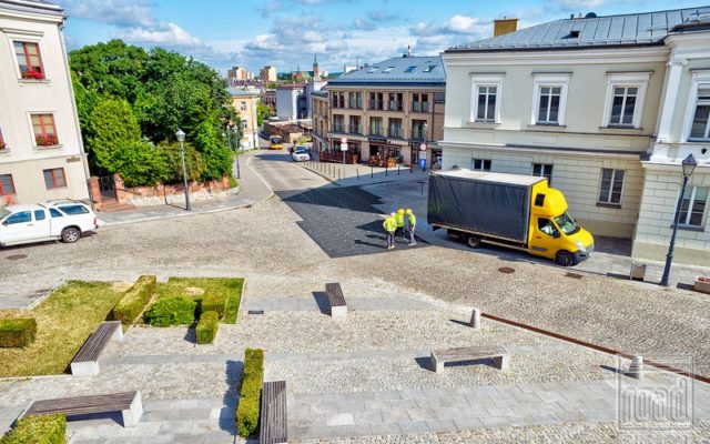 Ochrana komunikací v centru města při rekonstrukci divadla